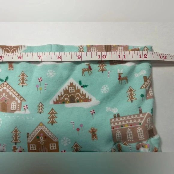 Cozy Christmas Pants w/ Gingerbread xmas Town Design - Picture 6 of 9